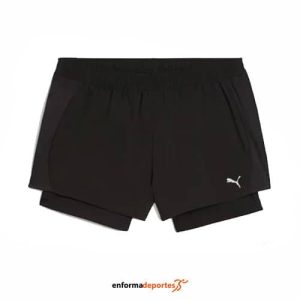 Pantalón corto Mujer Puma Run Velocity 2 In 1 | BLACK