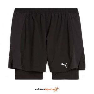 Pantalón corto hombre Puma Run Velocity 2 in 1 | BLACK