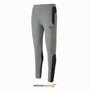 PANTALONES HOMBRE PUMA EVOSTRIPE DARK DENIM | MEDIUM GRAY HEATHE