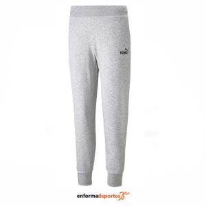 PANTALON MUJER PUMA ESS SWEATPANTS FL CL LIGHT GRAY HEATHER | LIGHT GRAY HEATHER