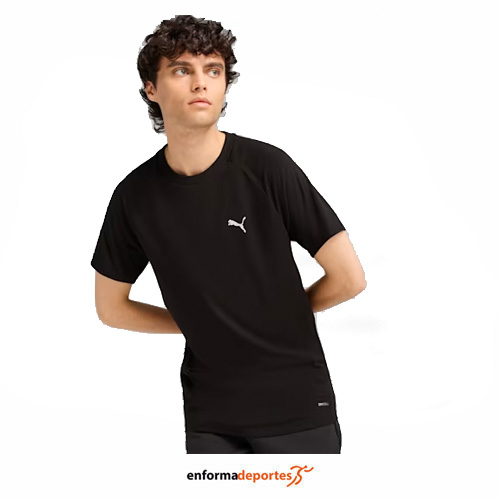 CAMISETA HOMBRE PUMA EVOSTRIPE PUMA WHITE | BLACK - Imagen 3
