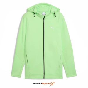 CHAQUETA HOMBRE PUMA EVOSTRIPE FULL-ZIP MEDIUM GRAY HEEATHER | FERN
