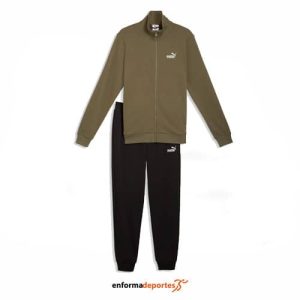 Chandal Hombre Puma Essentials Sweat Suit | GREEN