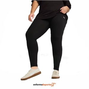 LEGGINGS PUMA ESS HIGH-WAIST LEGGI,GREEN MOON | BLACK