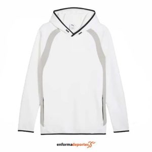 Sudadera Hombre Puma Evostripe Hoodie Dk | WHITE