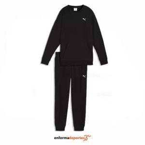 Chandal Mujer Puma Relaxed Sweat | BLACK