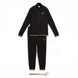 Chandal Mujer Puma Metallic Full-zip | BLACK