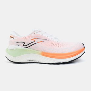 Zapatillas Running Fenix Men 2502 Blanco Verde Naranja