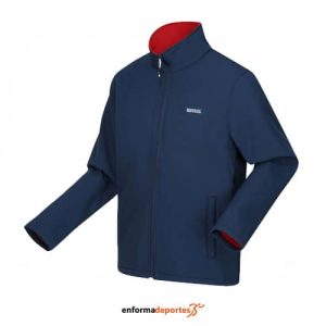 Softshell Hombre Regatta Cera V | MOONLIGHT DENIM(DANGER RED)