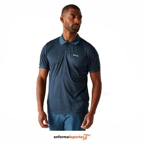 POLO HOMBRE REGATTA REMEX II | MNLTDEN(NVY) - Imagen 2