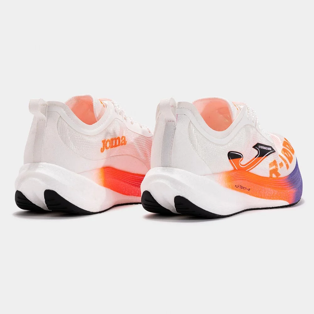 Zapatillas Running R.1000 2502 Unisex Blanco Naranja - Imagen 4