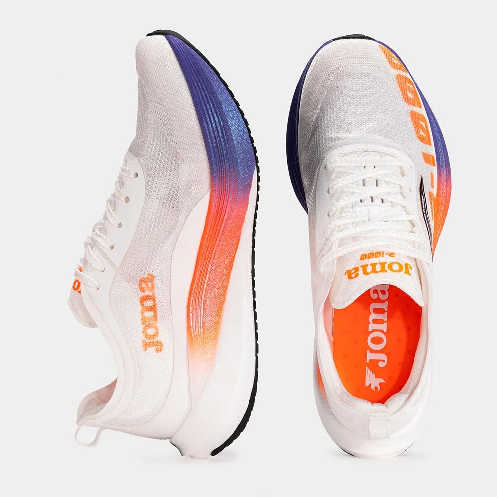 Zapatillas Running R.1000 2502 Unisex Blanco Naranja - Imagen 5