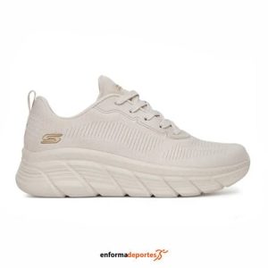 Zapatilla Mujer Skechers Bobs B Flex Hi – Flying Hi | OFF WHITE ENGINEERED KNIT