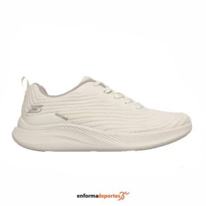 Zapatilla Mujer Skechers Bobs Moda Flex-Mellow Dawn | OFF WHITE KNIT