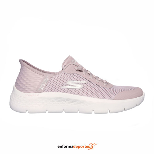 Zapatilla mujer Skechers Go Walk Flex- Grand | MAUVE TEXTILE/TRIM