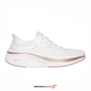 Zapatilla mujer Skechers Go Run Elevate 2.0 – Banyan | WHITE TEXTILE/PINK TRIM