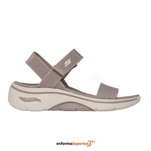 Sandalias mujer Skechers Go Walk Arch Fit 2.0 | TAUPE TEXTILE