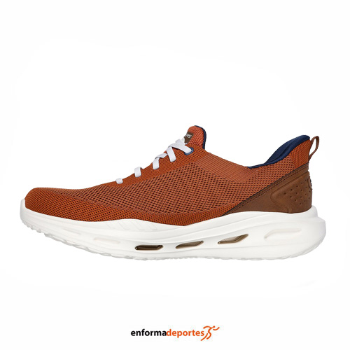 ZAPATILLA HOMBRE SKECHERS ARCH FIT ORVAN – KINCADE | RUST KNIT / SYNTHETIC - Imagen 3