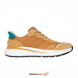 ZAPATILLA HOMBRE SKECHERS SLADE ULTRA-MERCER | WHEAT LEATHER / MESH