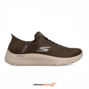 Zapatilla Homre Skechers Go Walk Flex | BROWN LEATHER