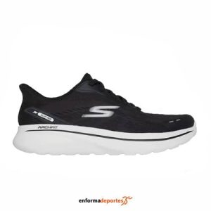 Zapatilla Hombre Skechers Go Walk Arch Fit N-J-Nobend | BLACK WHITE