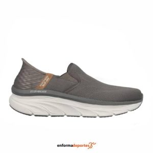 ZAPATILLA HOMBRE SKECHERS D’LUX WALKER | BROWN MESH/TRIM