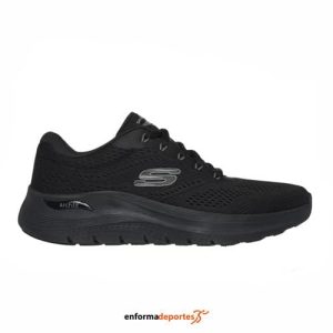 Zapatilla Hombre Skechers Arch Fit 2.0 | BLACK MESH/SYNTHETIC