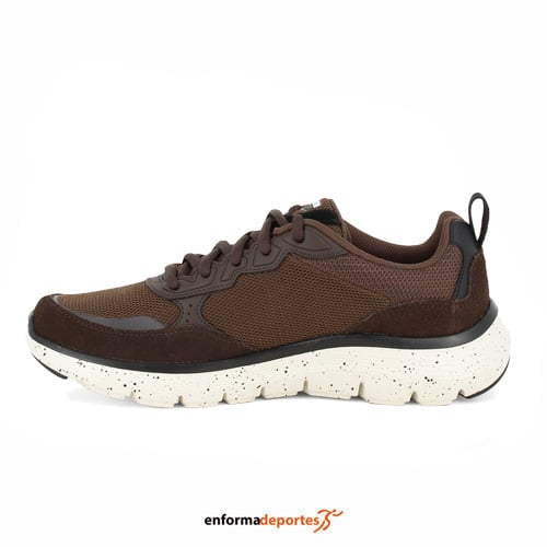 Zapatilla hombre Skechers Flex Advantage 5.0 | BROWN SUEDE/MESH/DURALEAT - Imagen 3