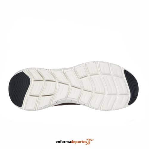 Zapatilla hombre Skechers Flex Advantage 5.0 | BROWN SUEDE/MESH/DURALEAT - Imagen 4