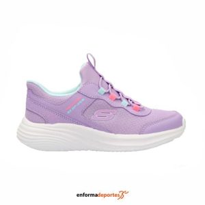 Zapatillas junior Skechers Bounder pro | LAVENDER SYNTHETIC/TEXTIL