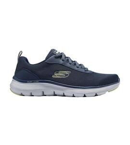 SKECHERS FLEX ADVANTAGE 5.0 CONCOURSE (NAVY/LIME)