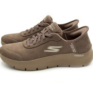 SKECHERS GO WALK FLEX- MALI  Slip-ins MARRÓN (124837/BRN)