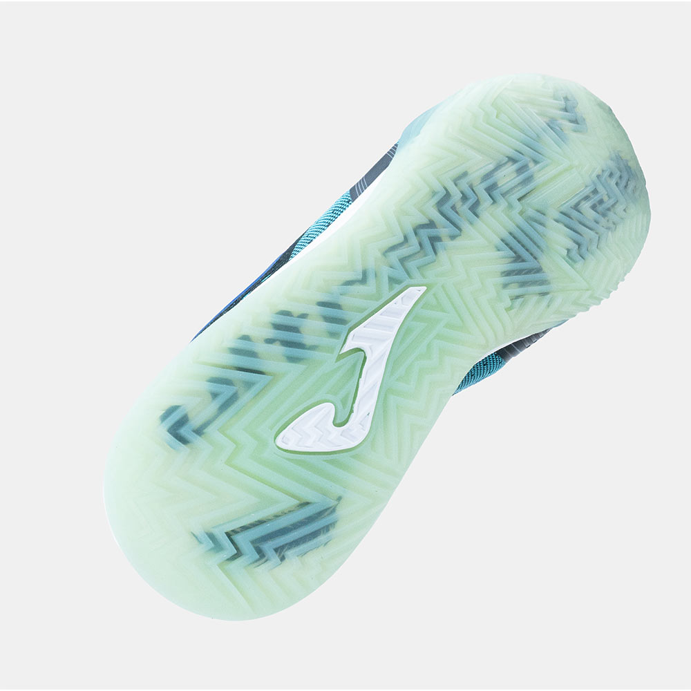 Zapatillas Futbol Sala Skilful 2501 IN Negro Celeste - Imagen 5