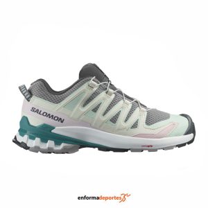 Zapatilla mujer Salomon Xa Pro 3D V9 | GULL/WHITE/BLEACHED AQUA