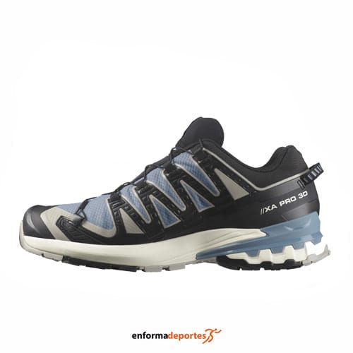 ZAPATILLA HOMBRE SALOMON XA PRO 3D V9 GTX | FLINT STONE/BLACK/GHOST G - Imagen 3