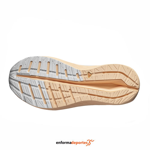 Zapatilla Mujer Salomon Aero Blaze 2 | WHITE/DRAGON FIRE/PEACH Q - Imagen 4