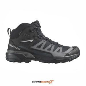 BOTA HOMBRE SALOMON  X ULTRA 360 MID GTX | BLACK/MAGNET/PEWTER
