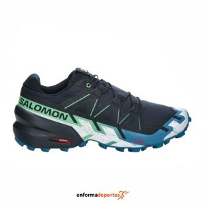 ZAPATILLA HOMBRE SALOMON SPEEDCROSS 6 | CARBON/TAHITIAN TIDE/WHIT