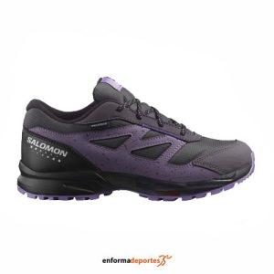 Zapato junior Salomon Outway Cswp | NINE IRON/CADET/ASTER PUR