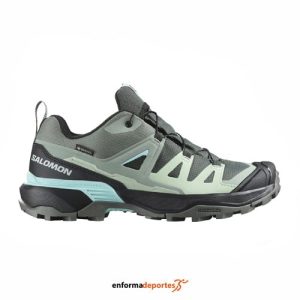 Zapatilla mujer Salomon x Ultra 360 Gtx | SEDONA SAGE/BLACK/SEA FOA