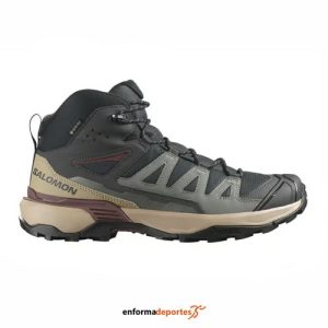 Bota hombre Salomon x ultra 360 Mid Gtx | PHANTOM/DESERT TAN/RUM RA