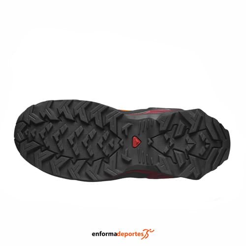 Zapatilla junior Salomon X Ultra Gtx | BIKING RED/BLACK/FLAME SC - Imagen 4