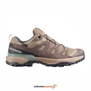 Zapatilla Mujer Salomon x Ultra 360 Ltr Gtx | DESERT TAN/IRON/GREEN MIL