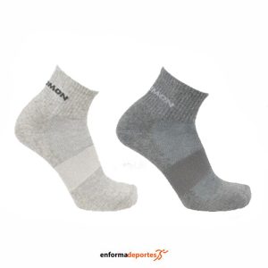 CALCETINES SALOMON EVASION ANKLE | LIGHT GREY/HEATHER MEDIUM