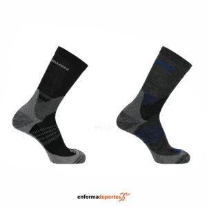 CALCETINES SALOMON X ULTRA ACCESS CREW | ANTHRACITE/BLACK/
