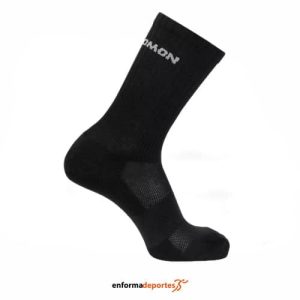CALCETINES SALOMON SOCKS EVASION CREW 2-PACK | BLACK/BLACK/
