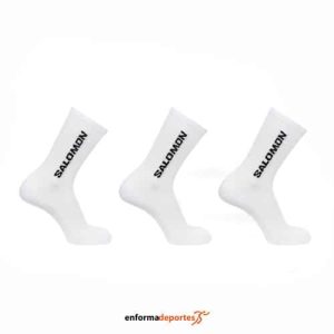 Calcetines Salomon Everyday Crew | WHITE/WHITE/WHITE
