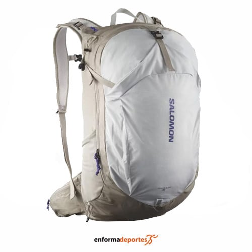 Mochila unisex Salomon Trailblazer 30 | VINTAGE KHAKI/GLACIER GRA - Imagen 2