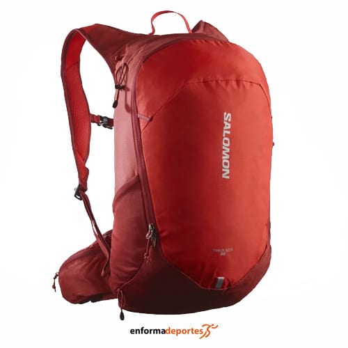 Mochila unisex Salomon Trailblazer 20 | RED DAHLIA/HIGH RISK RED/ - Imagen 2