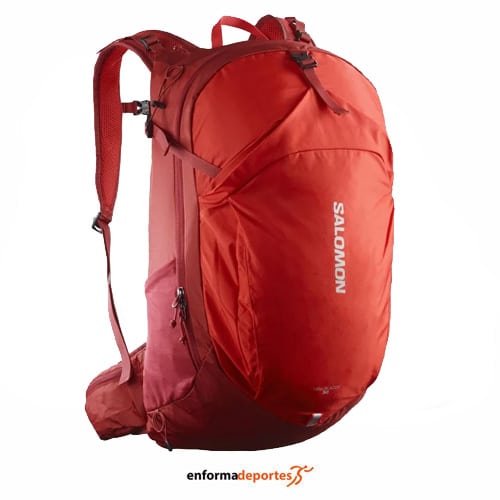 Mochila unisex Salomon Trailblazer 30 | RED DAHLIA/HIGH RISK RED/ - Imagen 2